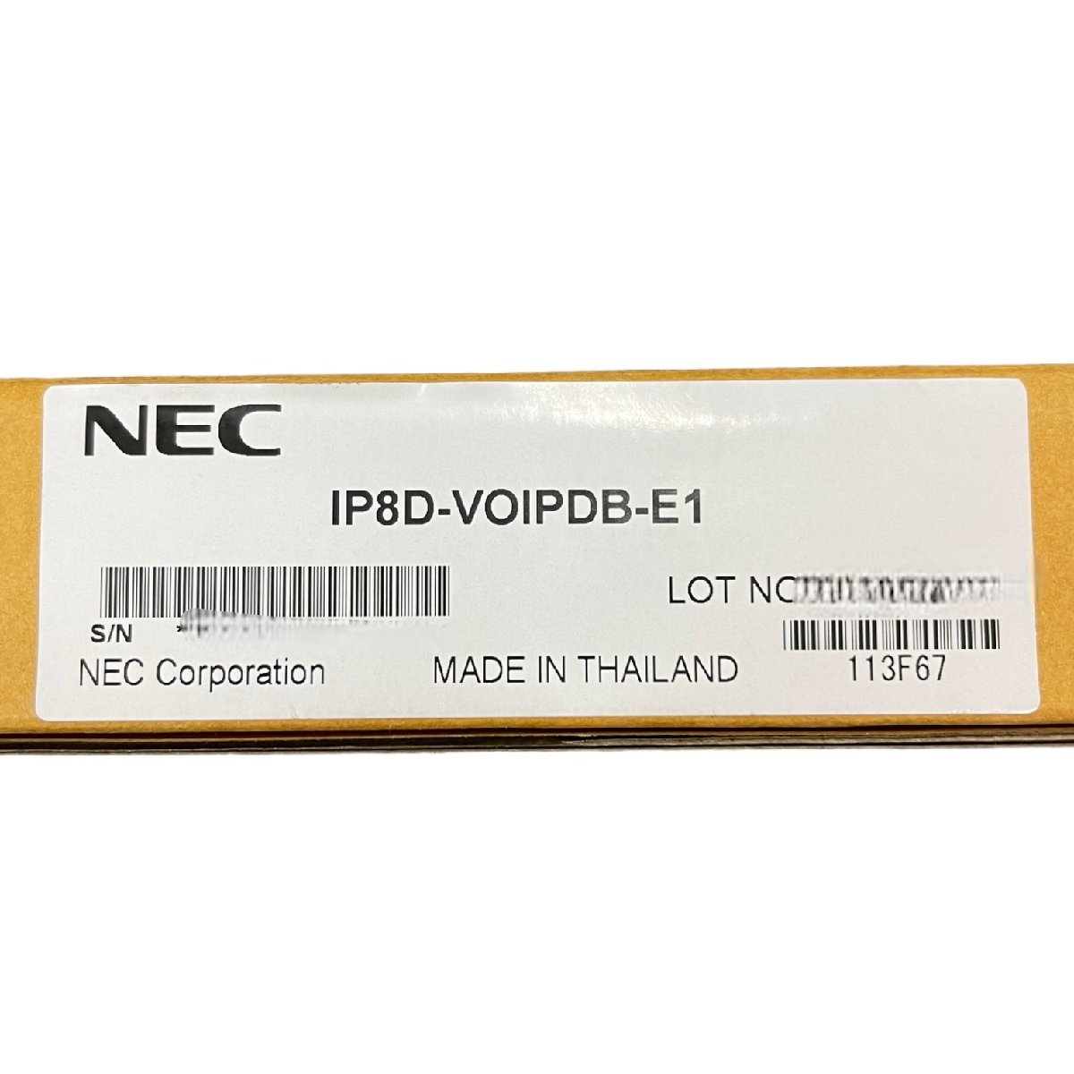 上品】 【未使用品】IP8D-VOIPDB-E1 NEC J45192RD 箱有 基盤 ビジネス