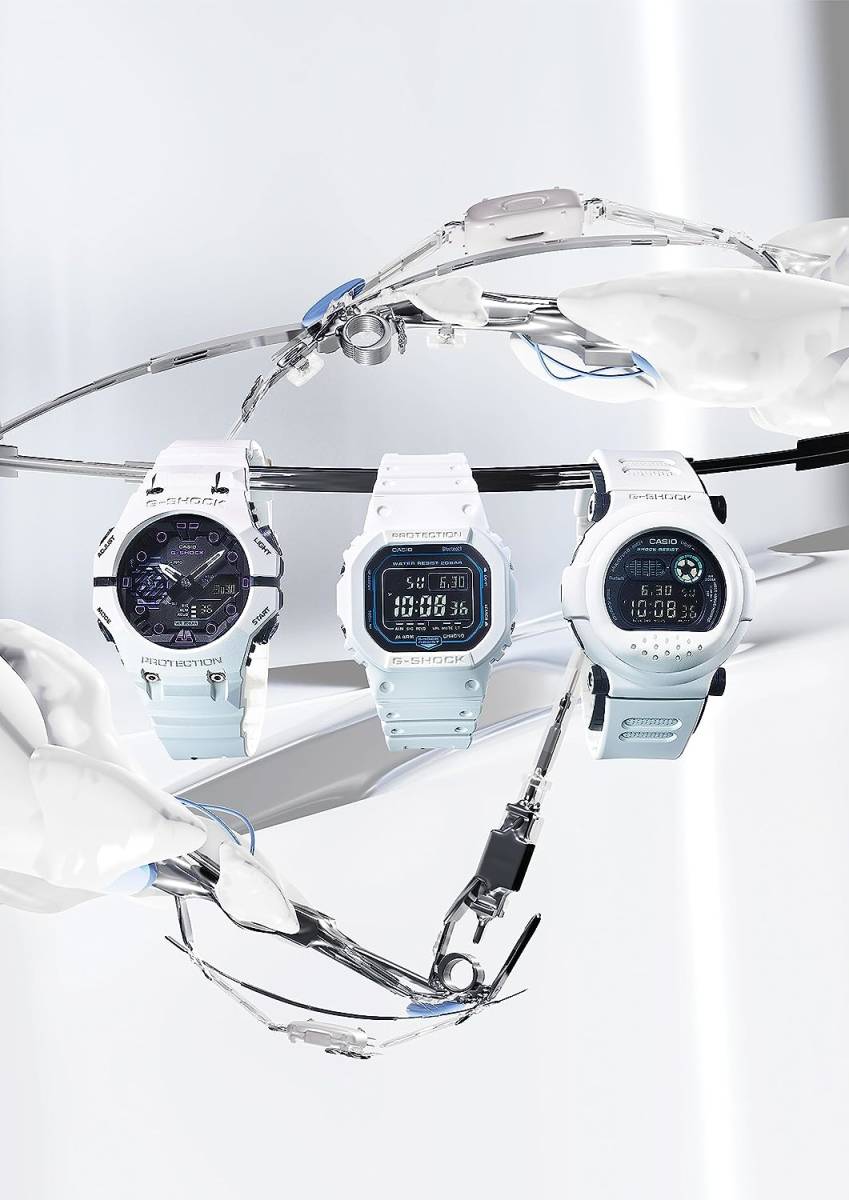 新品未使用 国内正規 カシオ CASIO Ｇ‐SHOCK GA-B001SF-7AJF Bluetooth 搭載 GA-B001 SERIES デジアナ Sci-fi worldシリーズ 近未来 SF_画像7