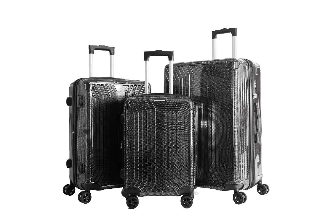 軽量Mサイズ　静音8輪　キャリーバッグ　スーツケース　キャリーケース 黒_画像2