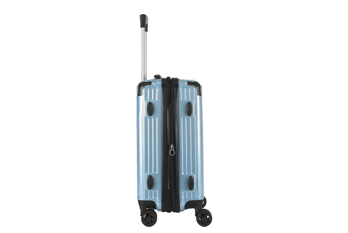 軽量Mサイズ　静音8輪　キャリーバッグ　スーツケース　キャリーケース ブルー_画像6