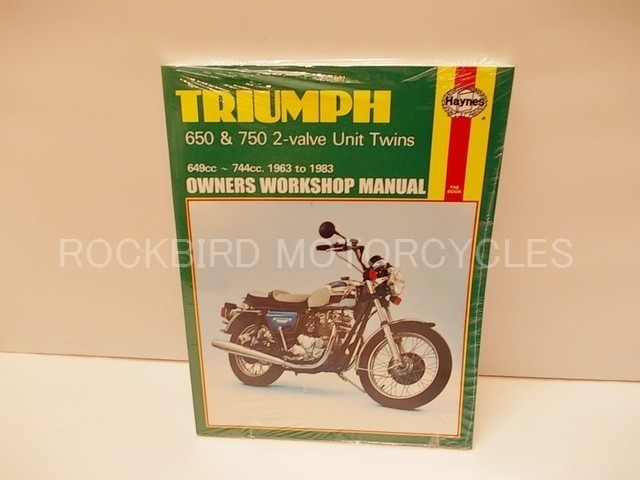 トライアンフ T120 TR6 T140 他ユニットツイン650cc ~ 750cc / 1963~1983年式 マニュアル_画像1