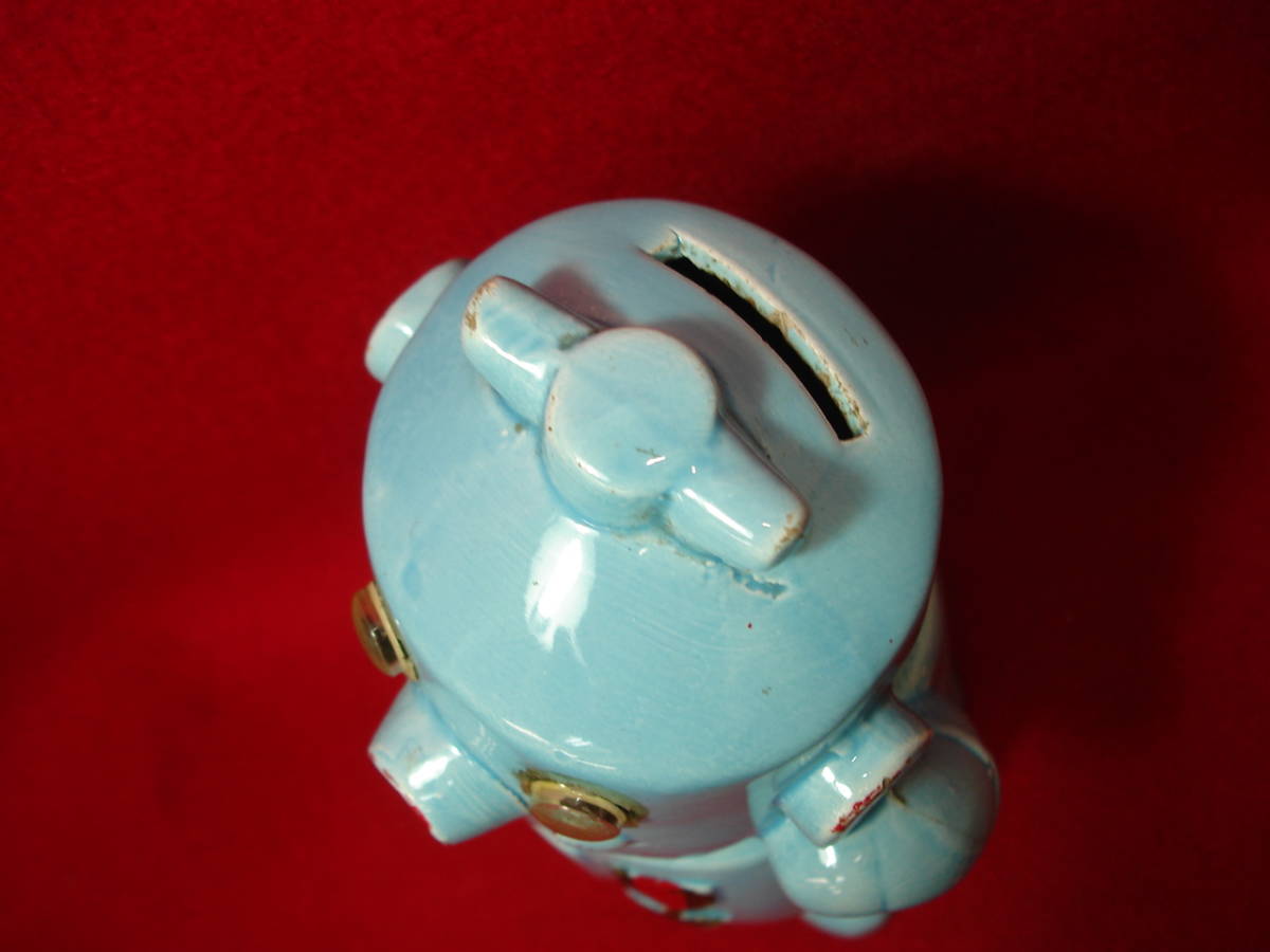 ☆【逸品堂】☆ 陶器の焼き物 ロボット ロボタン 貯金箱 ちょき ☆【逸品堂】☆ 陶器の焼き物 ロボット ロボタン 貯金箱 ちょき