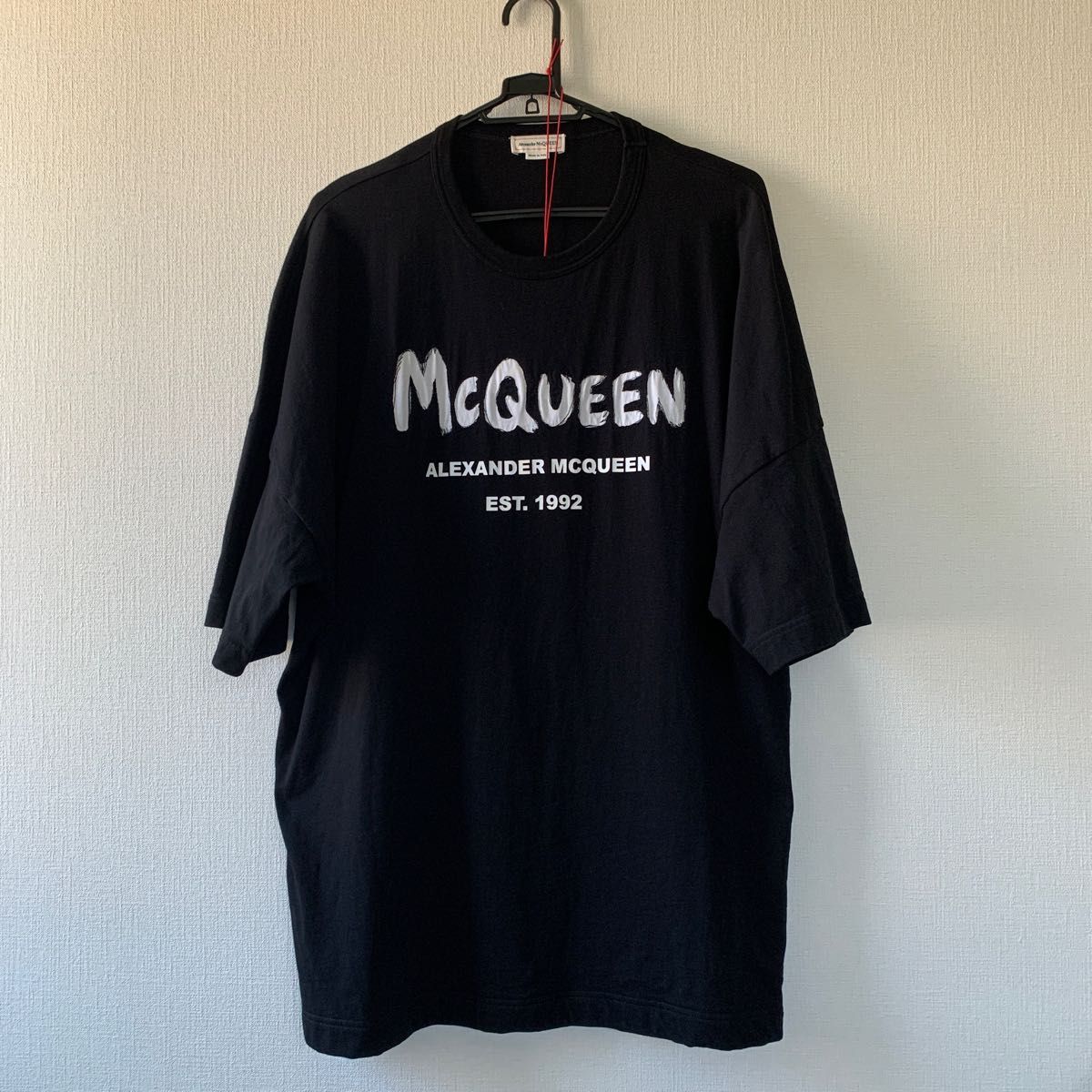 ALEXANDERMCQUEEN VIP価格 送料無料 ロゴ コットン Tシャツ Alexander McQUEEN アレキサンダーマックイーン ロゴTシャツ