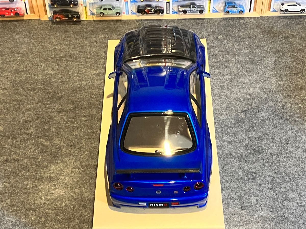 タミヤラジコン日産スカイラインGT-R R34 塗装済 スペアボディ タミヤラジコン日産スカイラインGT-R R34 塗装済 スペアボディ