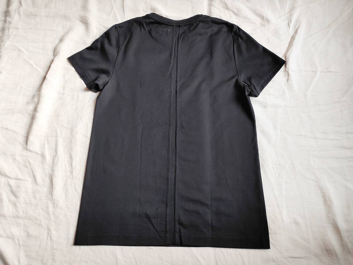 美品 19SS junhashimoto ジュンハシモト 101 SERIBU C S/S T セリブ シルケット加工 Tシャツ カットソー 半袖 コットン 4 黒 ブラック ★8