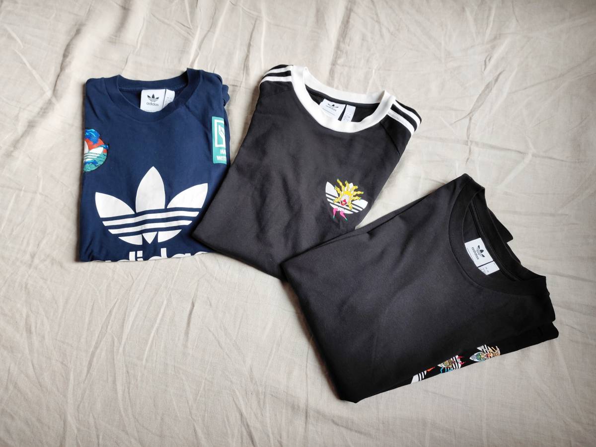 3枚セット コラボ ADIDAS アディダス Tanaami 田名網敬一 Tシャツ 半袖