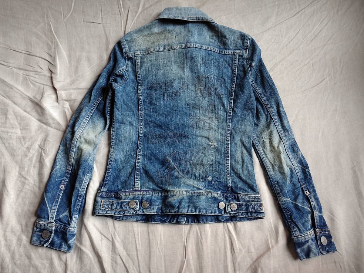 名作 HYSTERIC GLAMOUR ヒステリックグラマー デニムジャケット G
