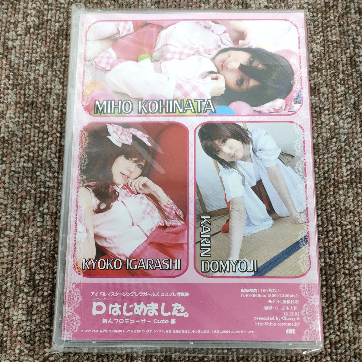 4532/3 ゆうパケ 未開封　pはじめました　写真集 コスプレ デジタル写真集 同人 CD ROM DVD イメージ_画像2