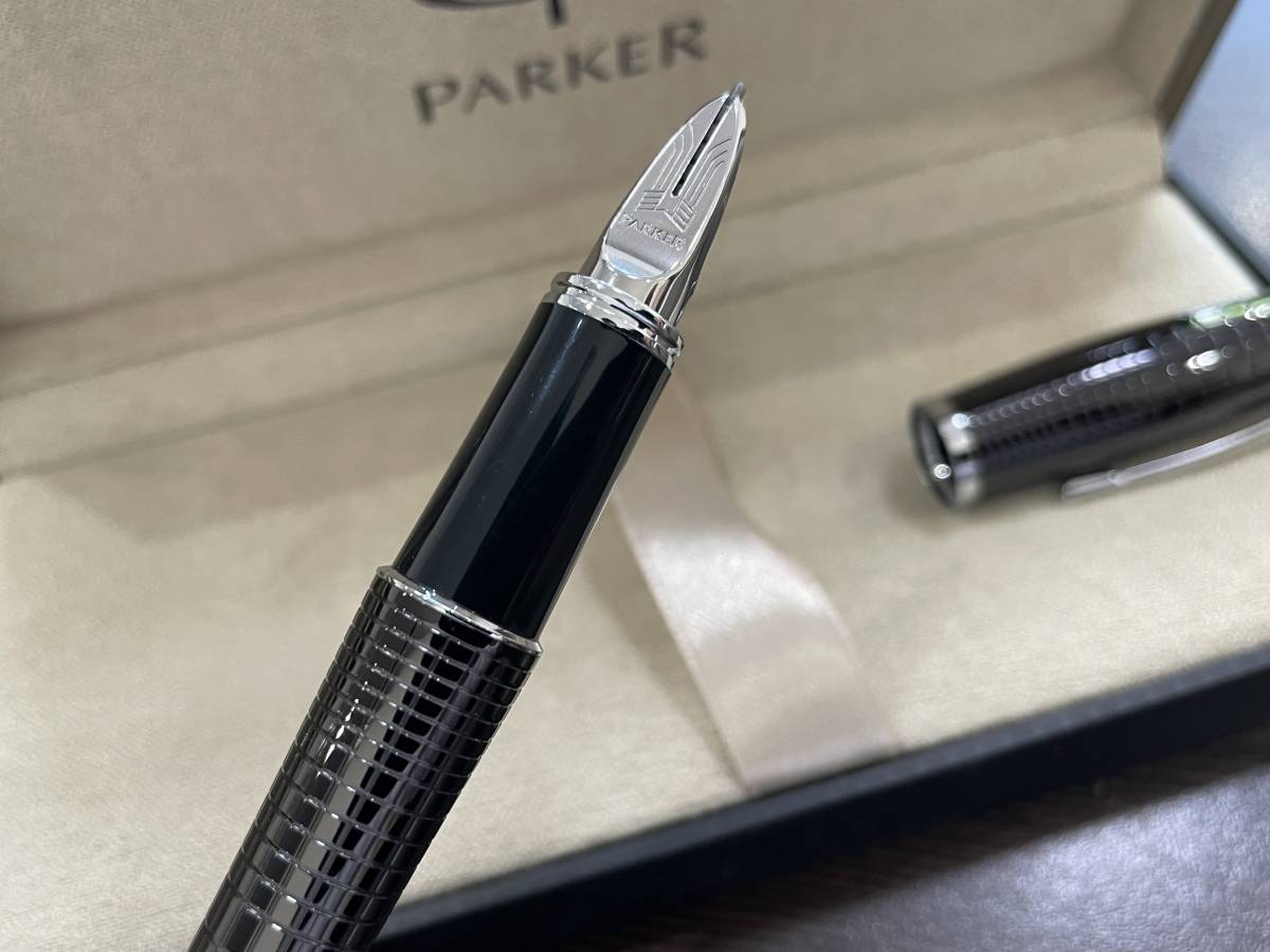 ★【万年筆/ボールペン 類】PARKER(パーカー) 5th (フィフス) アーバン プレミアム エボニーメタルCT 替え芯付き★未使用品 送料350円～_画像6