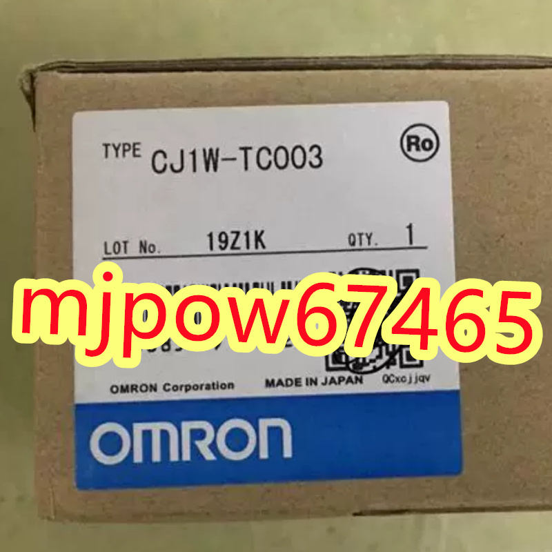 新品 複数在庫 OMRON オムロン CJ1W-TC003 温度調節ユニット 【６ヶ月