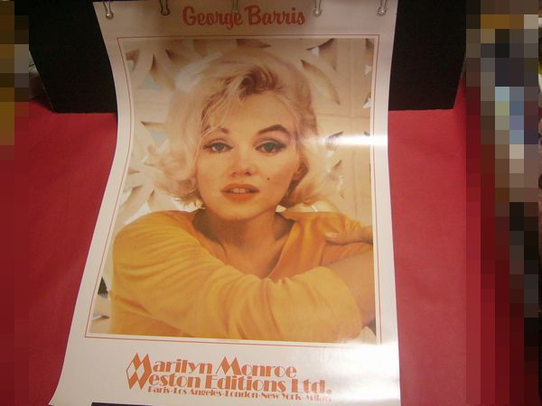 【稀少】マリリン・モンロー 大型ポスター 4作品セット 撮影 ジョージ・バリス オリジナル George Barris Marilyn Monroe Vintage