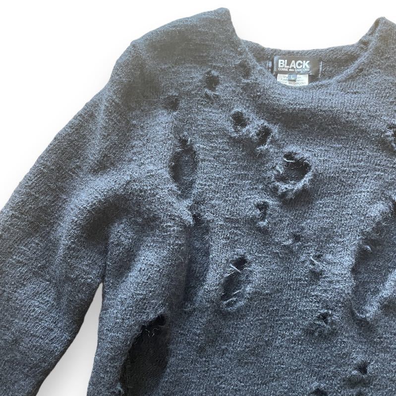 BLACK COMME des GARCONS 23AW 穴あき ニット 完売品|Yahoo BLACK COMME des GARCONS 23AW 穴あき ニット 完売品|Yahoo