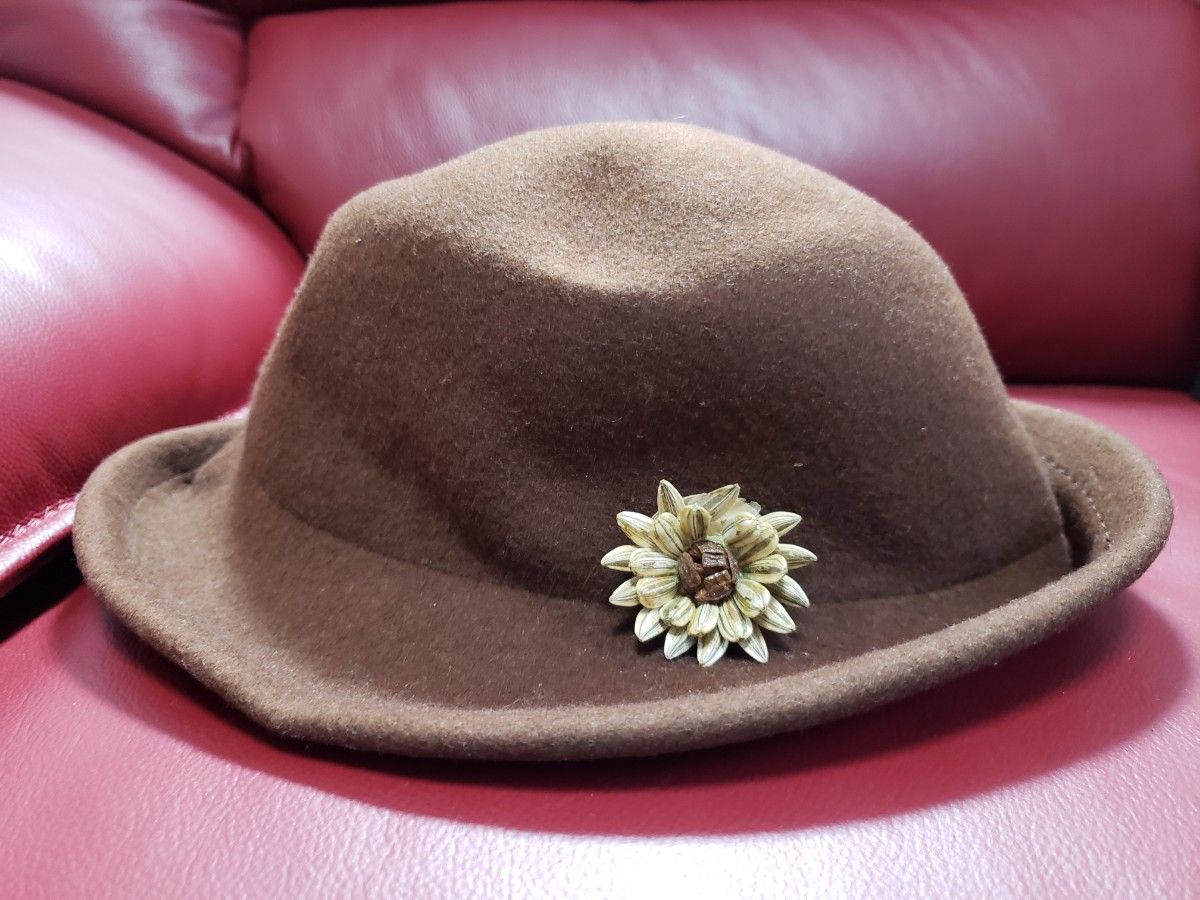 marylia ベレー帽 ブラウン系 茶色 - ハンチング