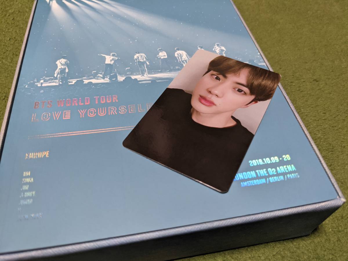 ★防弾少年団 BTS WORLD TOUR EUROPE LOVE YOURSELF DVD トレカ JIN ジン★_画像4