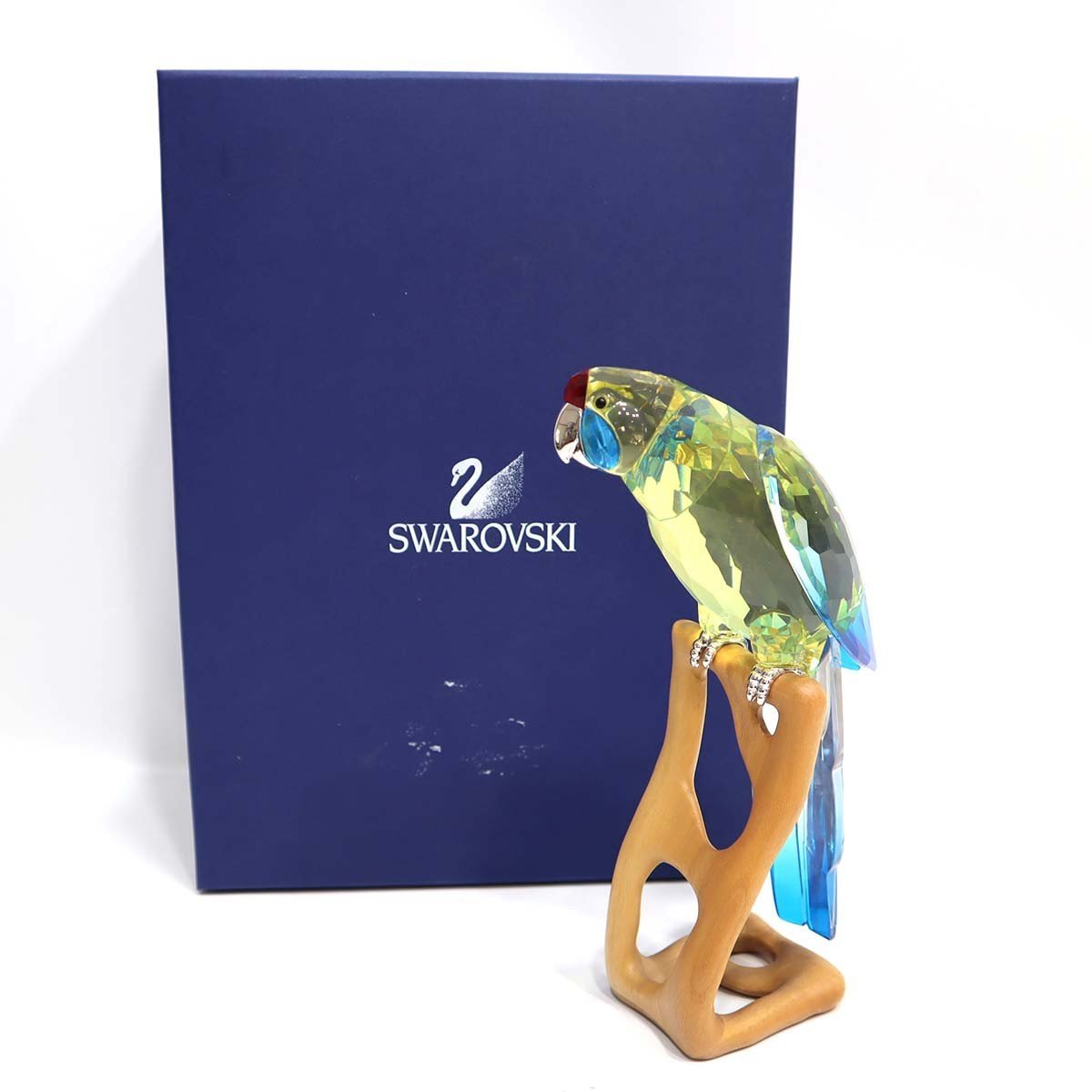  pawnshop ornament Swarovski green rose la parakeet crystal 901601figyu Lynn 23k486-31... pawnshop 