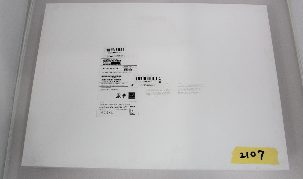 【中古・美品】Apple MacBook Pro 16インチ ( M1 Max 32GB 2TB SSD Liquid Retina XDRディスプレイ MBP16CTO Z14Y シルバー) 2107_画像7