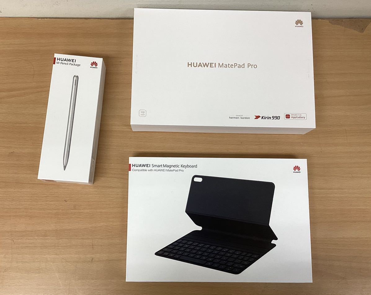 HUAWEI MatePad Pro 128GB 本体・専用スマートキーボード・対応タッチペンM-Pencil【※動作確認一部のみ・ジャンク品・保証なし・H06】_画像9