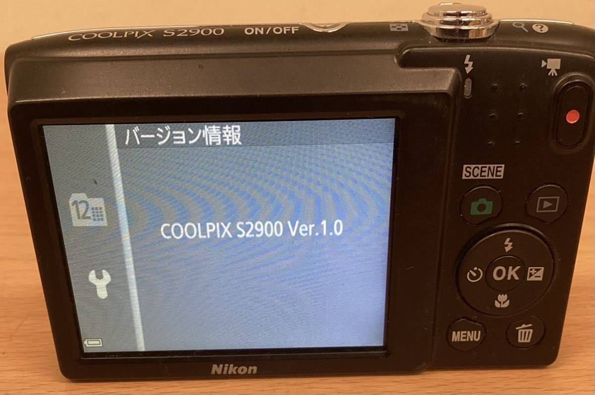 デジタルカメラ ニコン Nikon COOLPIX S2900 シルバー【※起動及び画面表示のみ確認・ジャンク品・保証なし・H07】_画像5