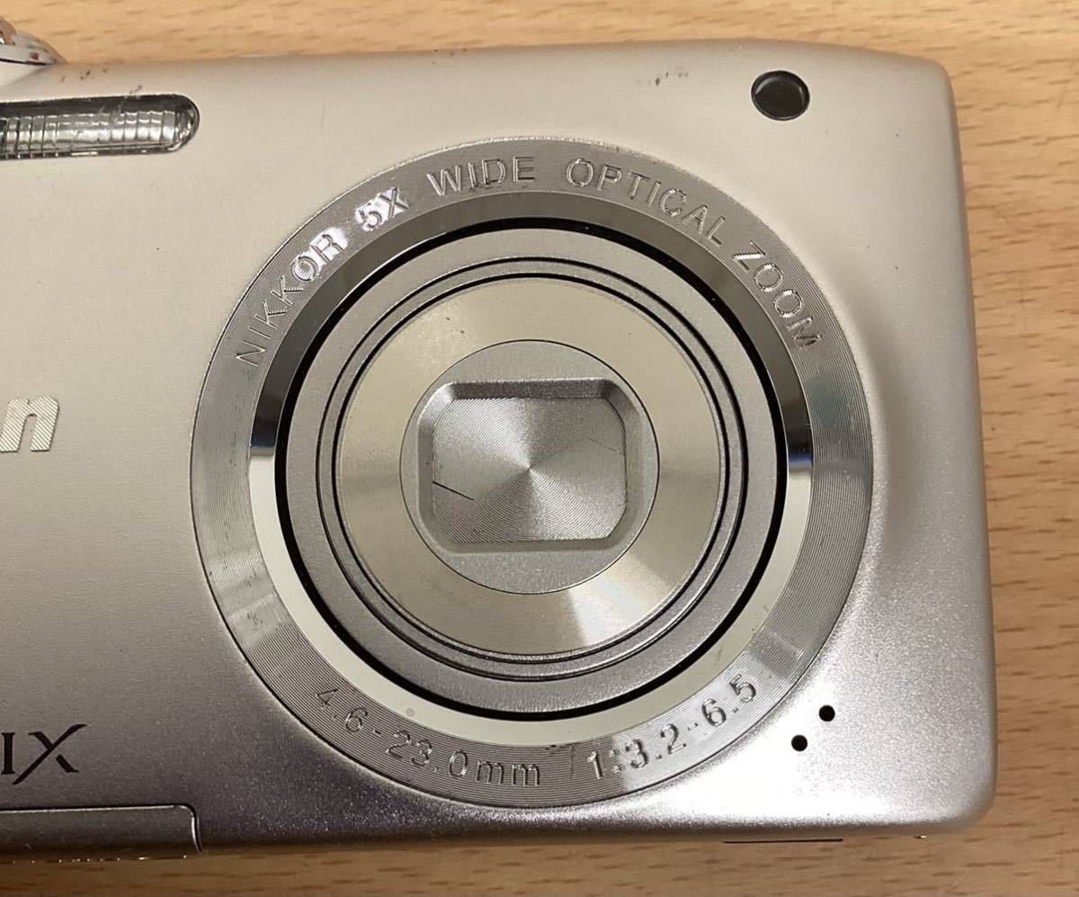 デジタルカメラ ニコン Nikon COOLPIX S2900 シルバー【※起動及び画面表示のみ確認・ジャンク品・保証なし・H07】_画像2