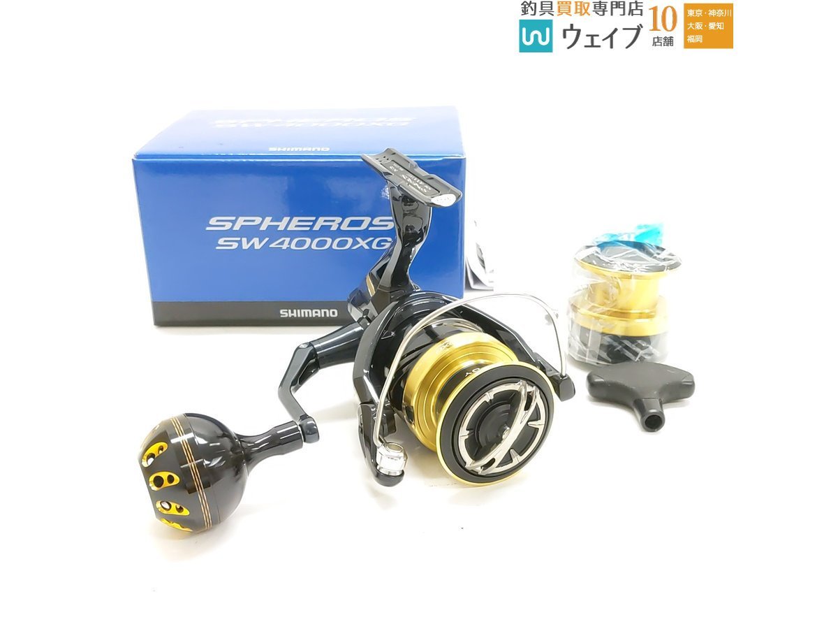 60%OFF】 スフェロス 19 シマノ SW4000XG 未使用品 替えスプール付き