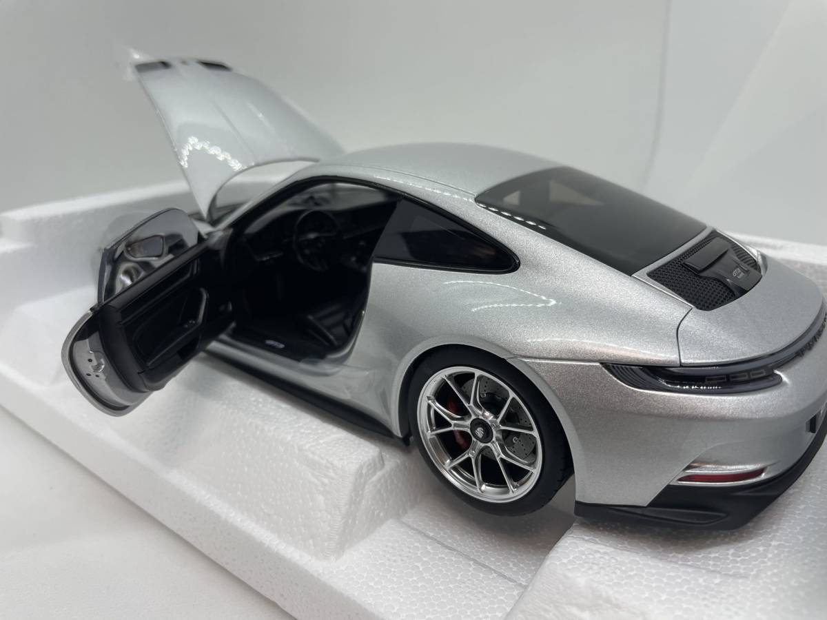 ノレブ 1/18 ポルシェ Porsche 911 GT3 2021 Silver 187318 J03-04-022_画像8