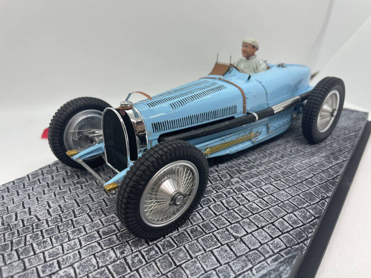 Le Mans miniatures 1/18 ブガッティ Bugatti T59 Blue ciel×Light blue Chassis #59124 J03-01-018