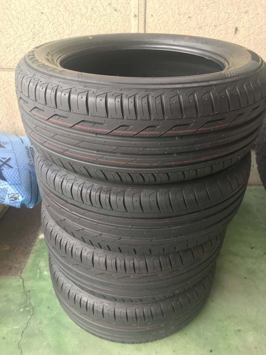 新車拆除205 / 55R16普利司通TURANZA T001 4件，包括運費2018製造28週製造 原文:新車外し205/55R16 ブリジストンTURANZA　T001　４本セット送料込み　2018年28週製造