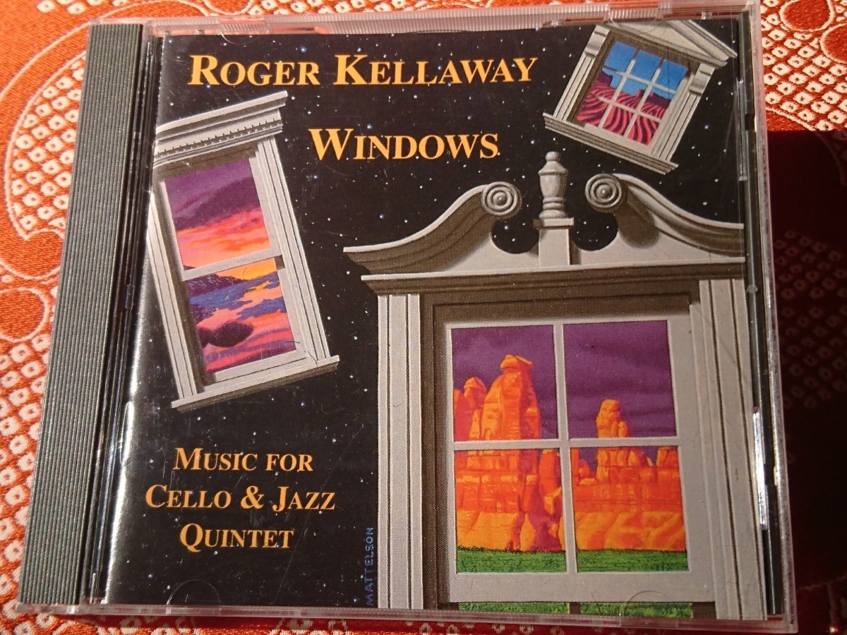  ●CD● ROGER KELLAWAY MUSIC FOR CELLO & JAZZ QUINTET / WINDOWS (077775490329)_画像1