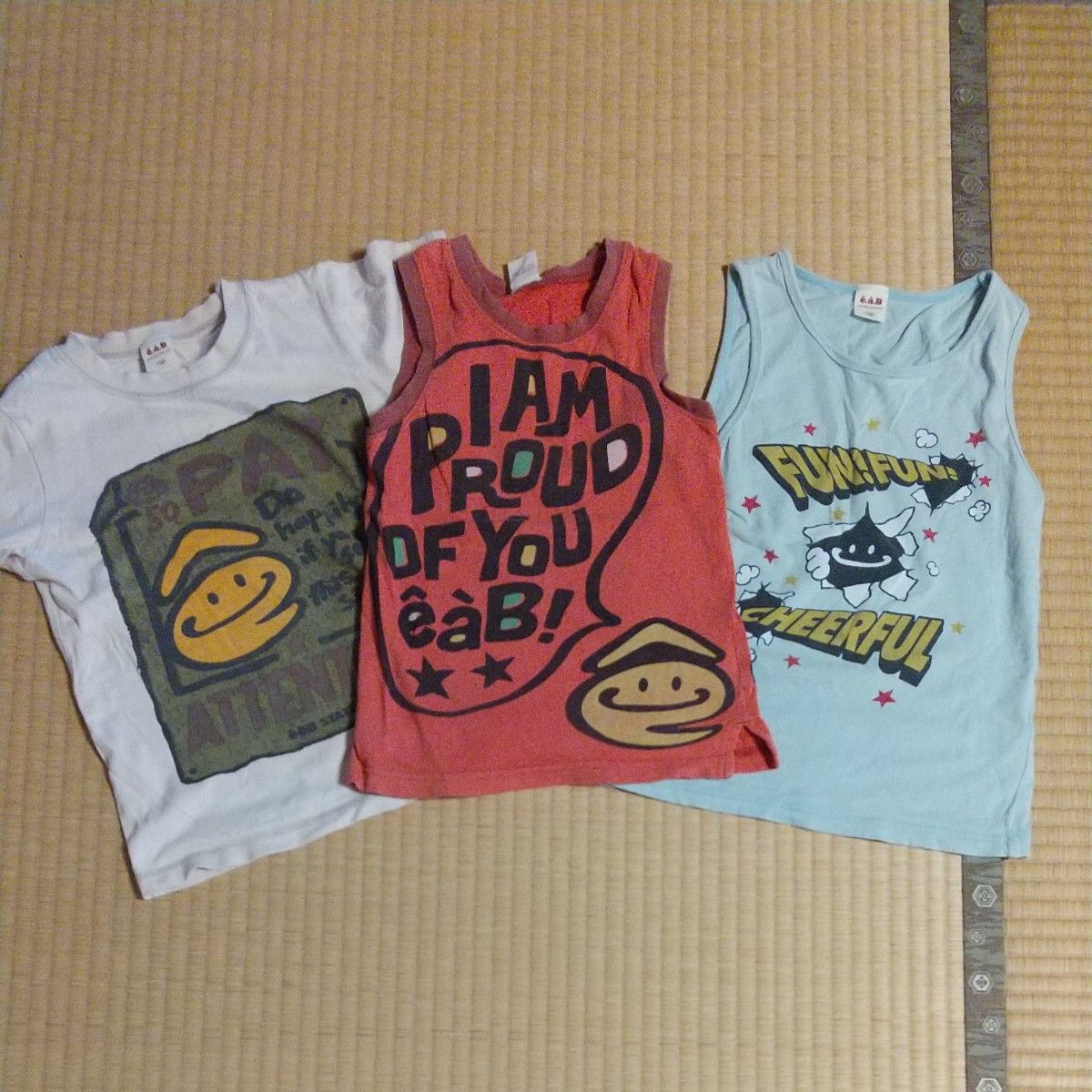 エーアーベー eaB  半袖Tシャツ KIDS タンクトップ BEBE ベベ 120 130