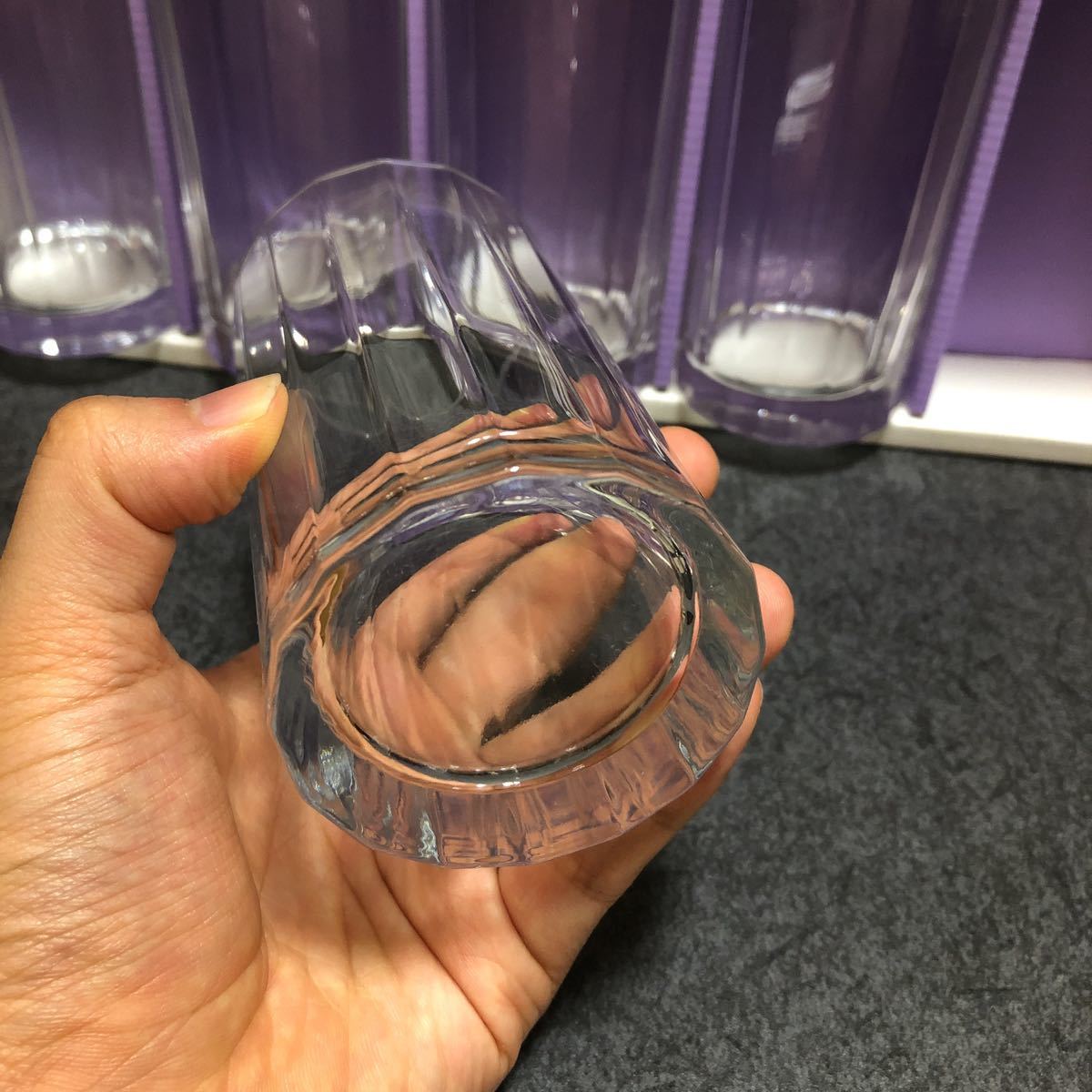 昭和レトロ タンブラーグラス 透明グラス　ガラスコップ_画像4