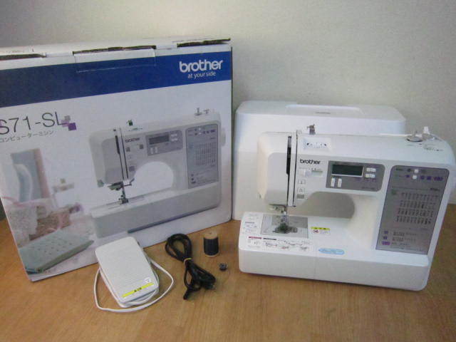 Yahoo!オークション - brother ブラザー コンピューターミシン S71-S...