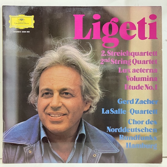 ■即決 Gerd Zacher LaSalle Quartett / 2 Streichquartett 2530392 独オリジナル ゲルト・ザチェル Ligeti_画像1