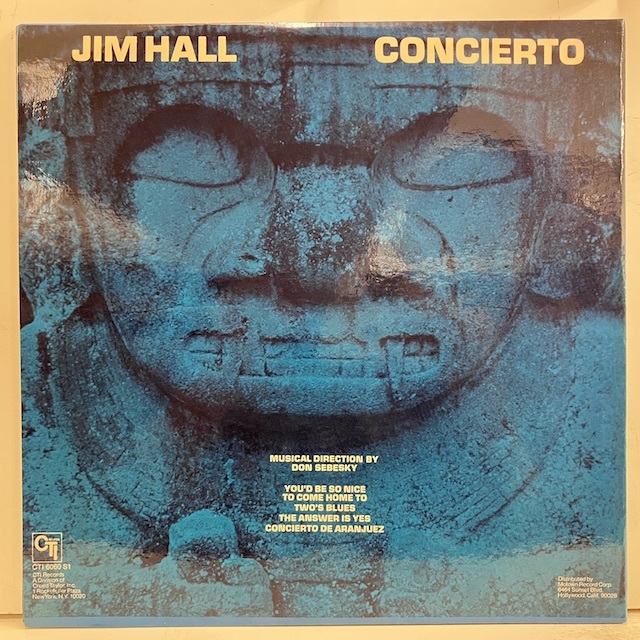 ■即決 JAZZ Jim Hall Chet Baker / Concierto cti6060s1 j38017 米オリジナル チェット・ベイカー _画像4