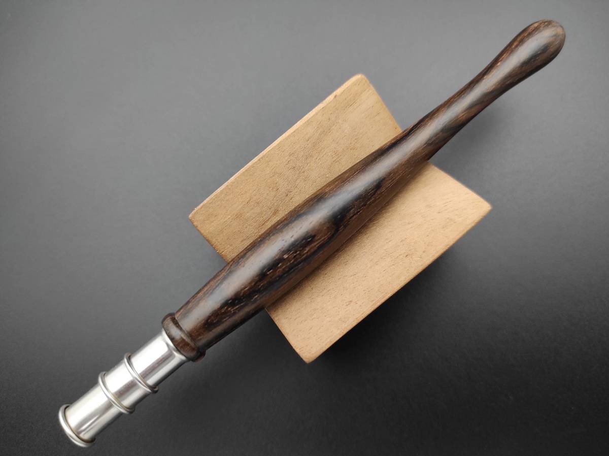 【FongLai Woodworks】銘木鉛筆ホルダー【ジリコテ（シャム柿）】　(鉛筆延長　補助軸　Pencil Extender　ペンシルエクステンダー)_画像4