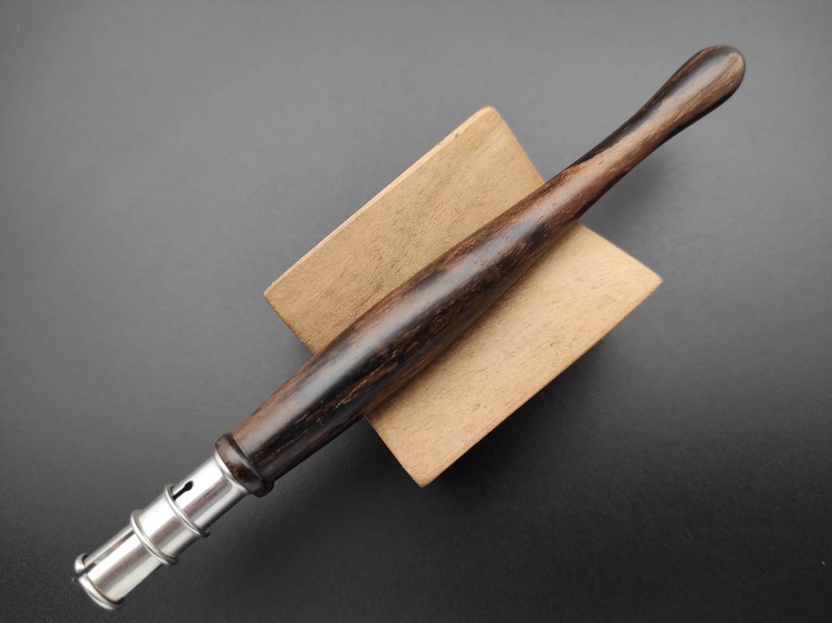 【FongLai Woodworks】銘木鉛筆ホルダー【ジリコテ（シャム柿）】　(鉛筆延長　補助軸　Pencil Extender　ペンシルエクステンダー)_画像1