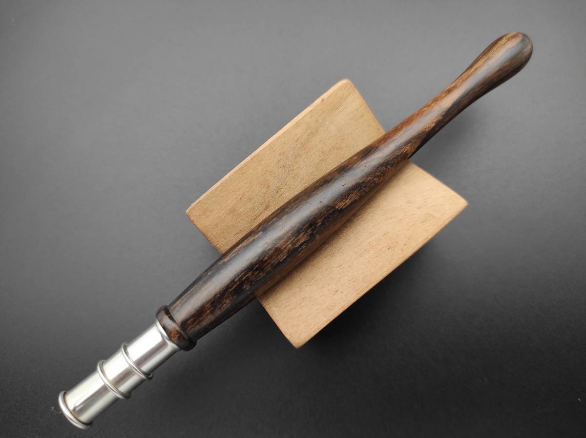 【FongLai Woodworks】銘木鉛筆ホルダー【ジリコテ（シャム柿）】　(鉛筆延長　補助軸　Pencil Extender　ペンシルエクステンダー)_画像2