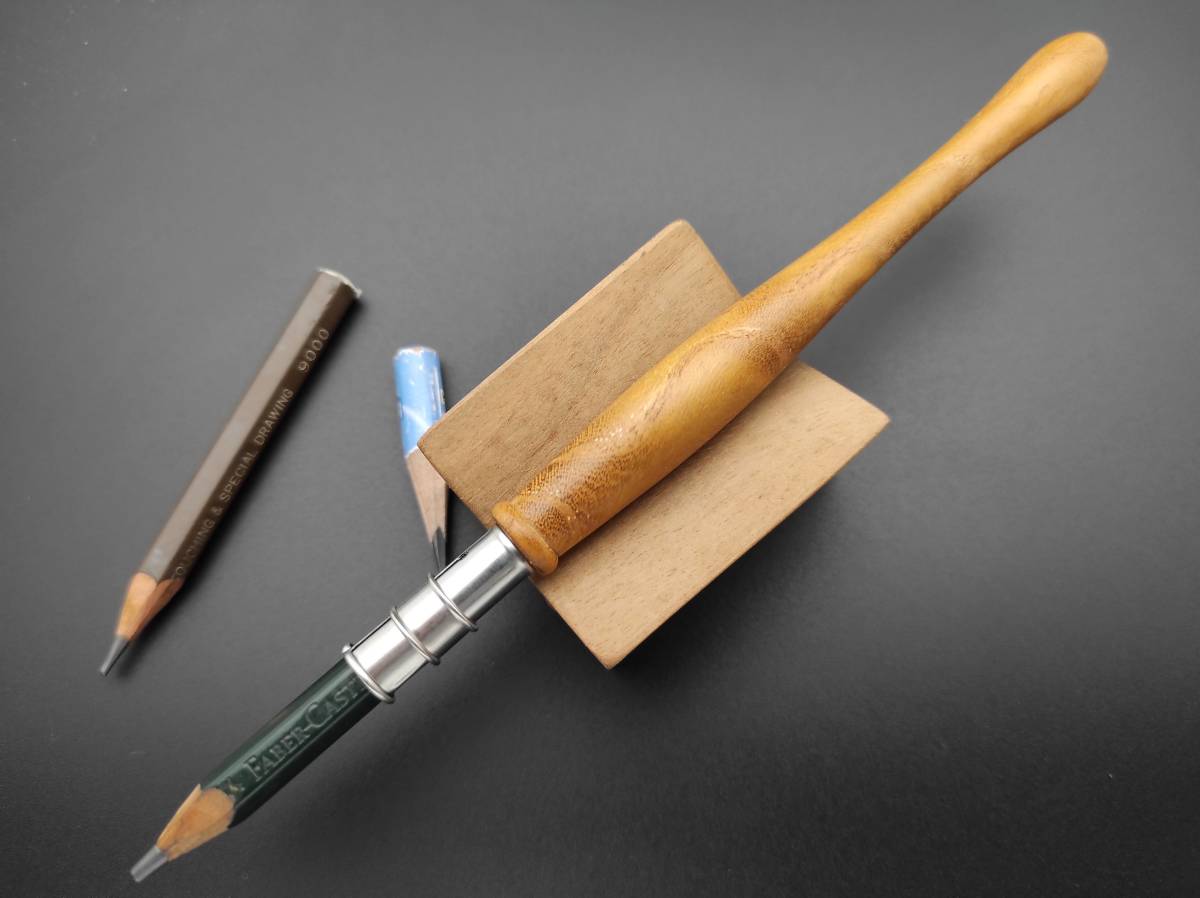 [FongLai Woodworks]. tree pencil holder [. warehouse island production island mulberry ] ( pencil extension assistance axis Pencil Extender pen sill ek stain da-)
