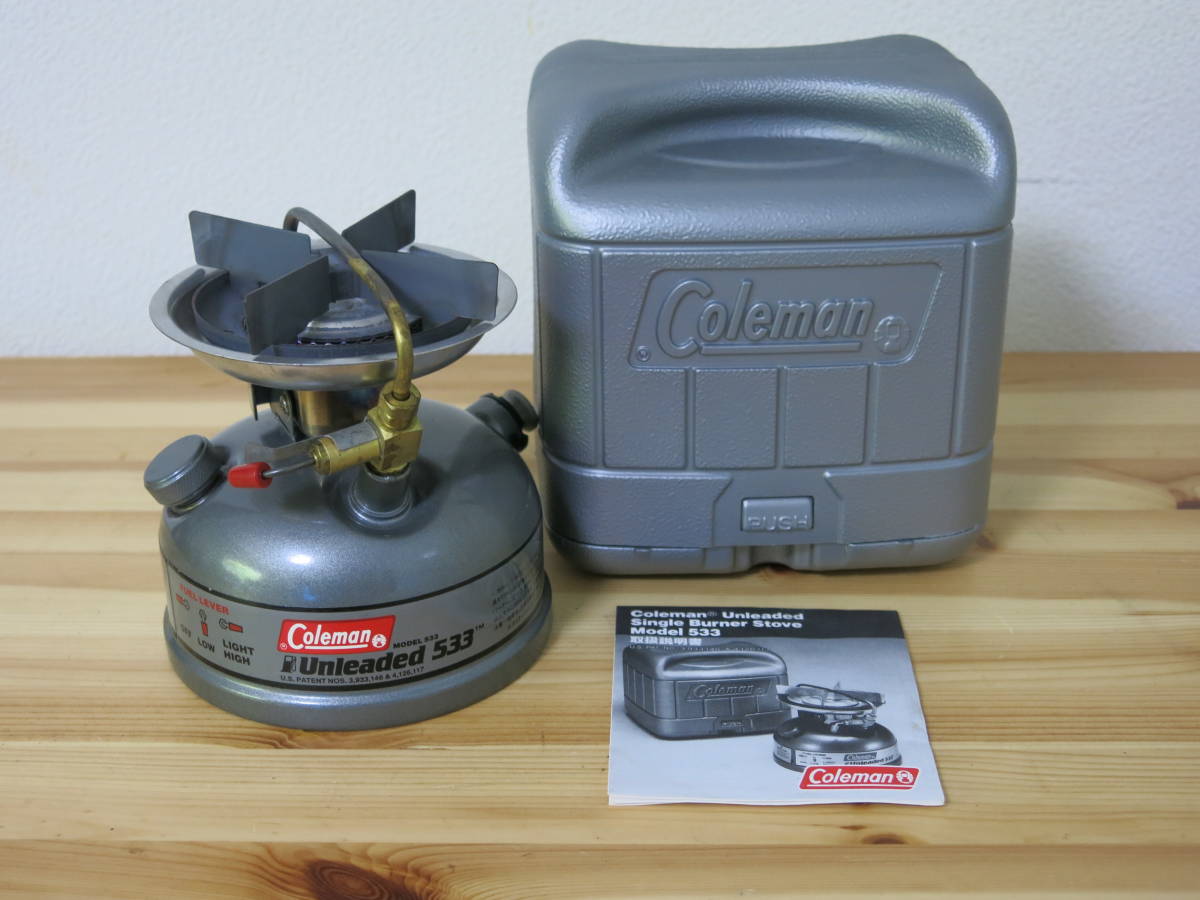 予約販売】本 コールマン ☆Coleman Unleaded 533 （シングルバーナー