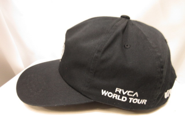 RVCA WORLD TOUR TOKYO 2019 CAP ルーカ ワールドツアー キャップ ルカ 帽子 スナップバック 黒 ブラック ルカ サーフ_画像2