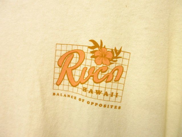 新品 RVCA ルーカ レディース クロップド Ｔシャツ ハワイプリントＴシャツ ルカ スケボー サーフ スケートボーディング_画像3