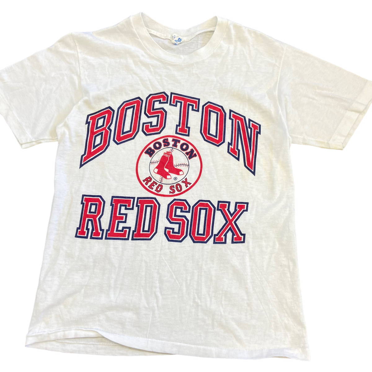80s USA製 Champion BOSTON RED SOX Tシャツ M チャンピオン ボストン レッドソックス MLB 3段染み込み ロゴ 80年代 ヴィンテージ
