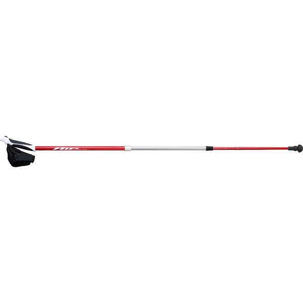 キザキ ノルディックポール エアー式筋力強化杖 ダイエットポール [使用サイズ:105~126cm レッド #APAH-AR307-RED 2本組 KIZAKI 未使用