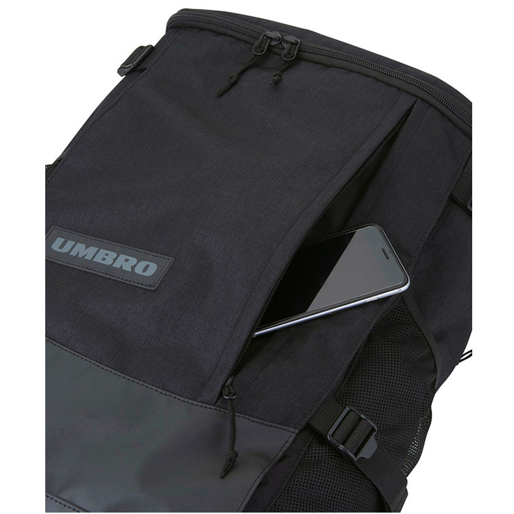  Umbro backpack M black 55×30×16cm(37L) #UUAUJA50-BK UMBRO new goods unused 