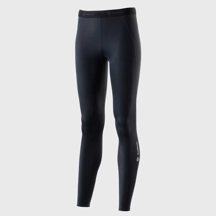 シースリーフィット コンプレッションロングタイツ(レディース) S ブラック #GCW02361-BK Goldwin Compression Long Tights C3FIT 未使用_画像1