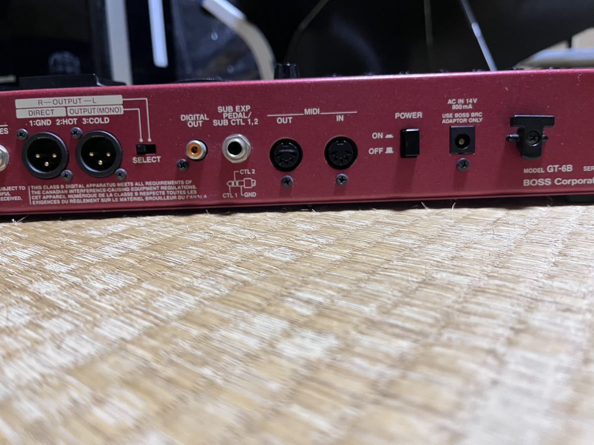 1円オークション開催中♪】 BOSS ボス GT-6B ベース用 マルチ