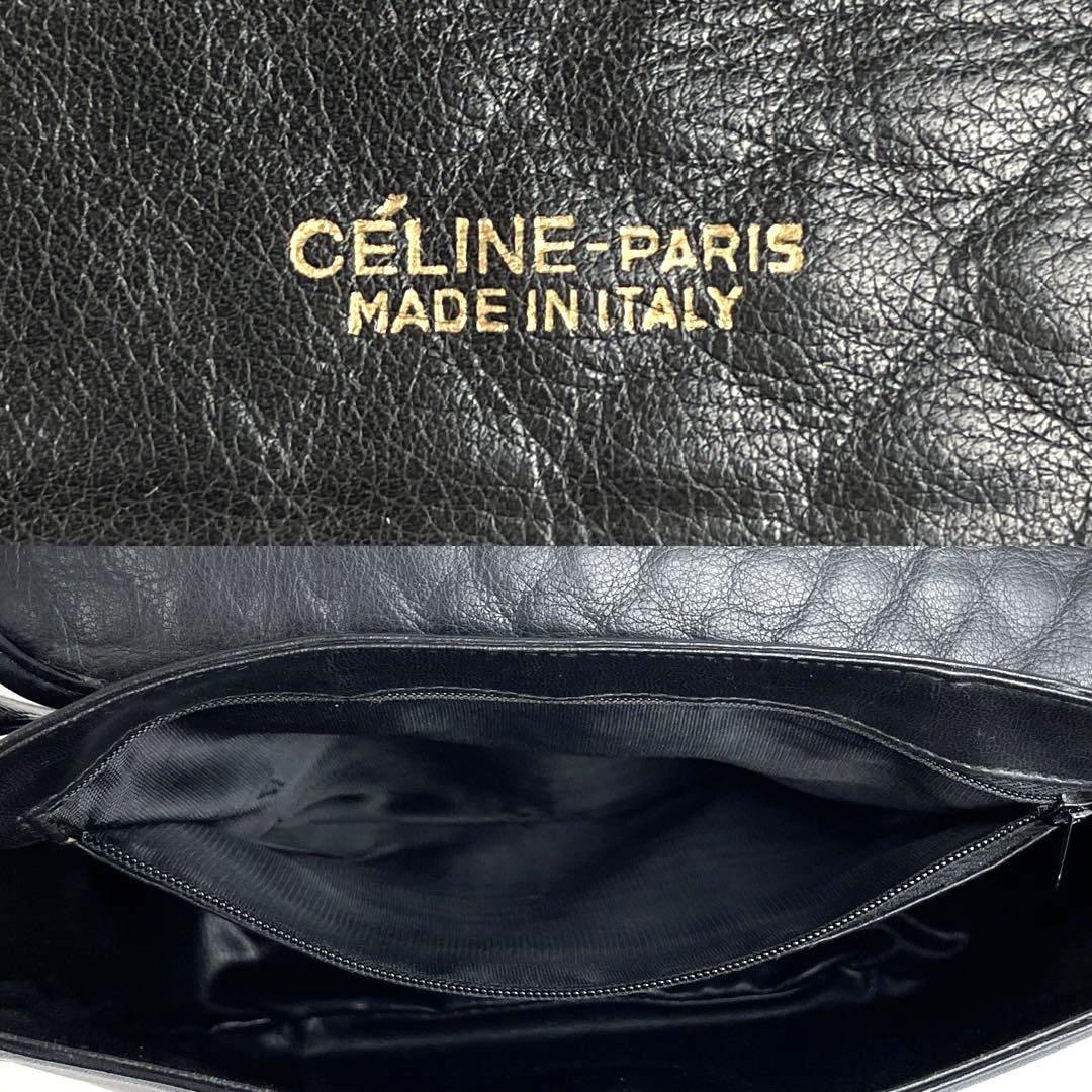 極美品】CELINE セリーヌ ショルダーバッグ ポシェット キルティング