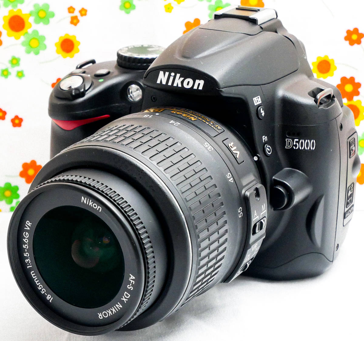 売り切り御免！】 ニコン Nikon D5000☆自撮,動画OK☆スマホに送れる