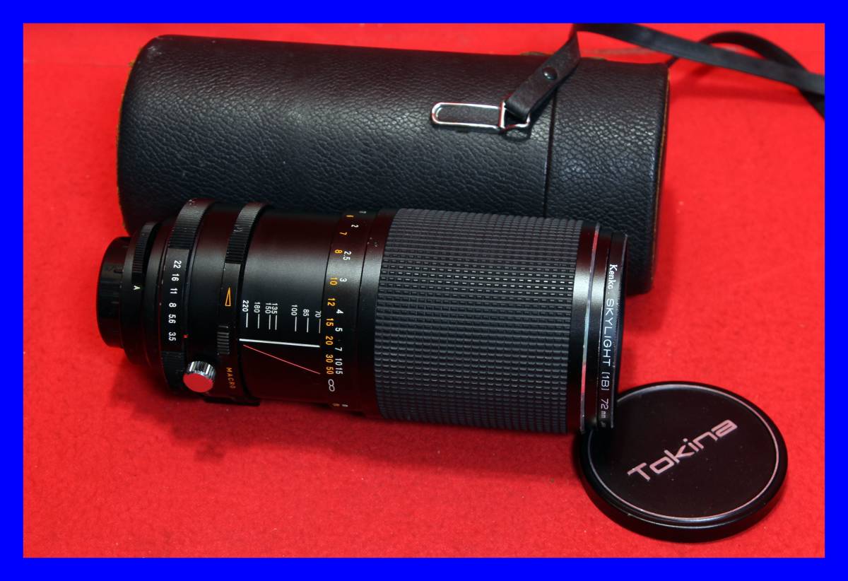 8.16.15 トキナー ZOOM 70-220mm F3.5 ペンタックス　スクリューマウント　M42　ジャンク扱い　売り切り_画像1