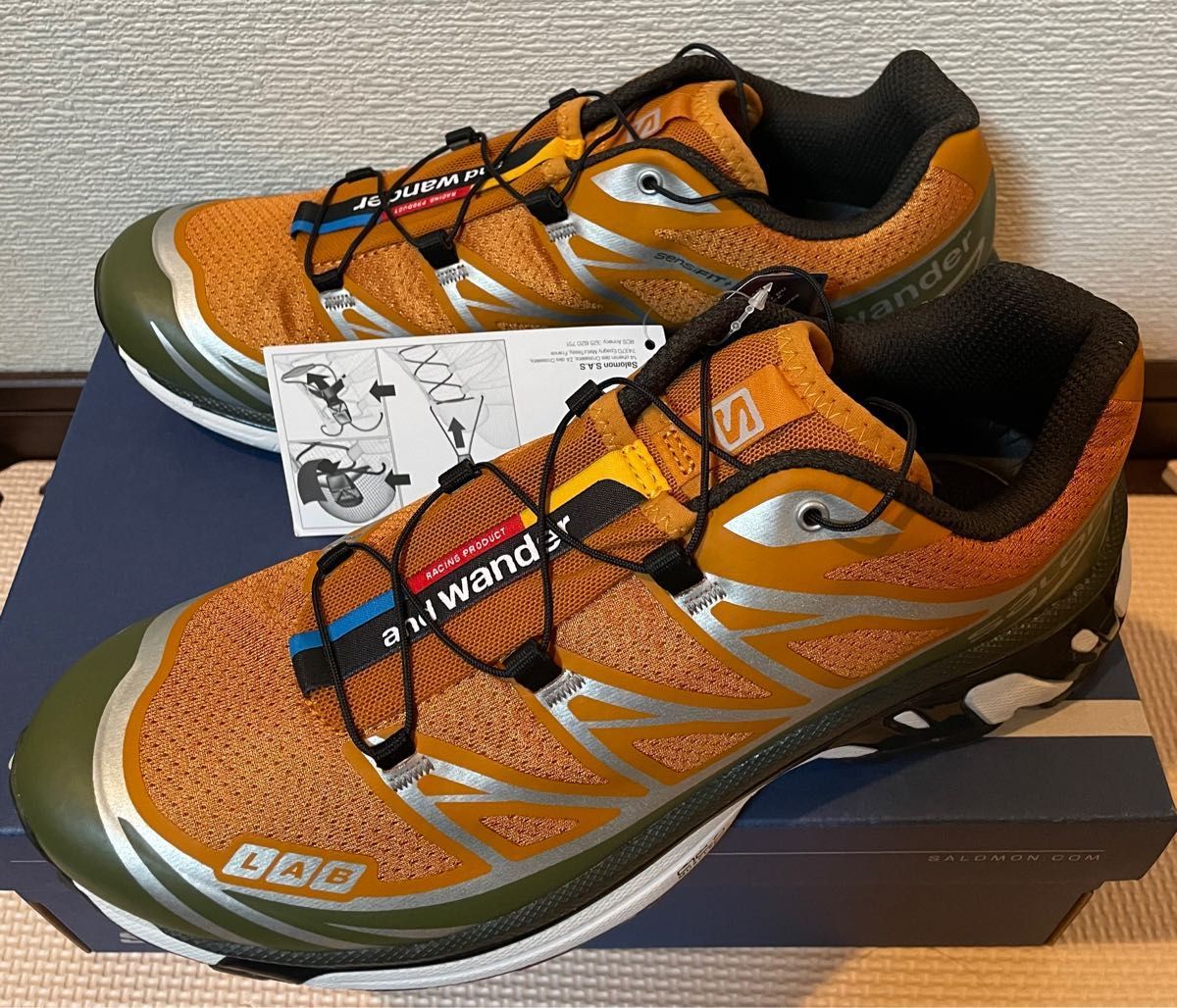 別注モデル◆新品◆salomon x and wander xt-6 26.0 アンドワンダー　サロモン