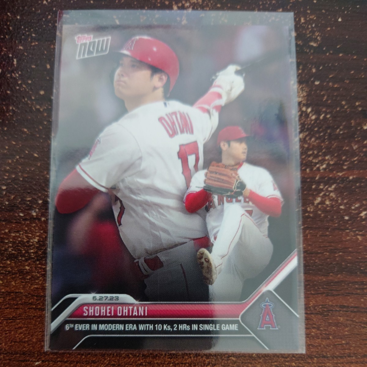 二刀流デザイン】MLB 2023 Topps now〈大谷翔平SHOHEI OHTANI〉6th